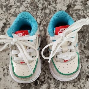 Nike Kids' Air Force 1 " Holiday Cookies" Sneakers - Size US 3C- Shipping $4.99